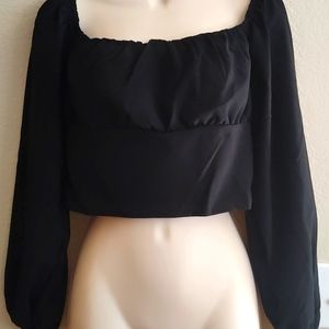 Million Colors Cropped Top Blouse